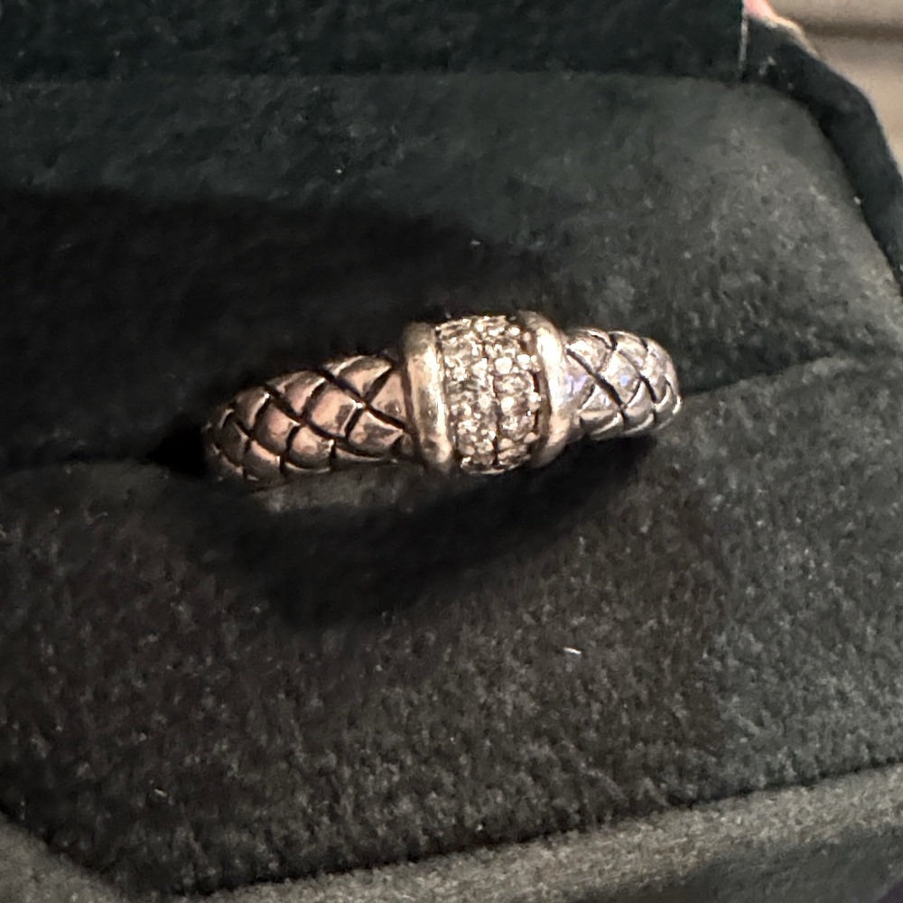 Vintage Scott Kay Basket Weave Ring
